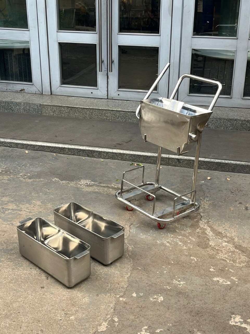 SS 2-Bucket Mopping Trolley